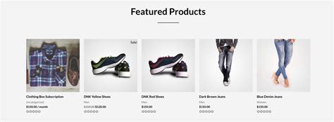 featured products 